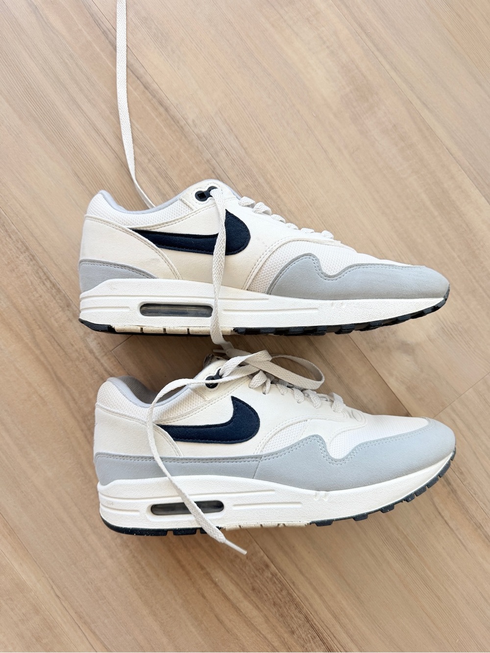 Nike Air Max 1 platinum tint/dark obsidian